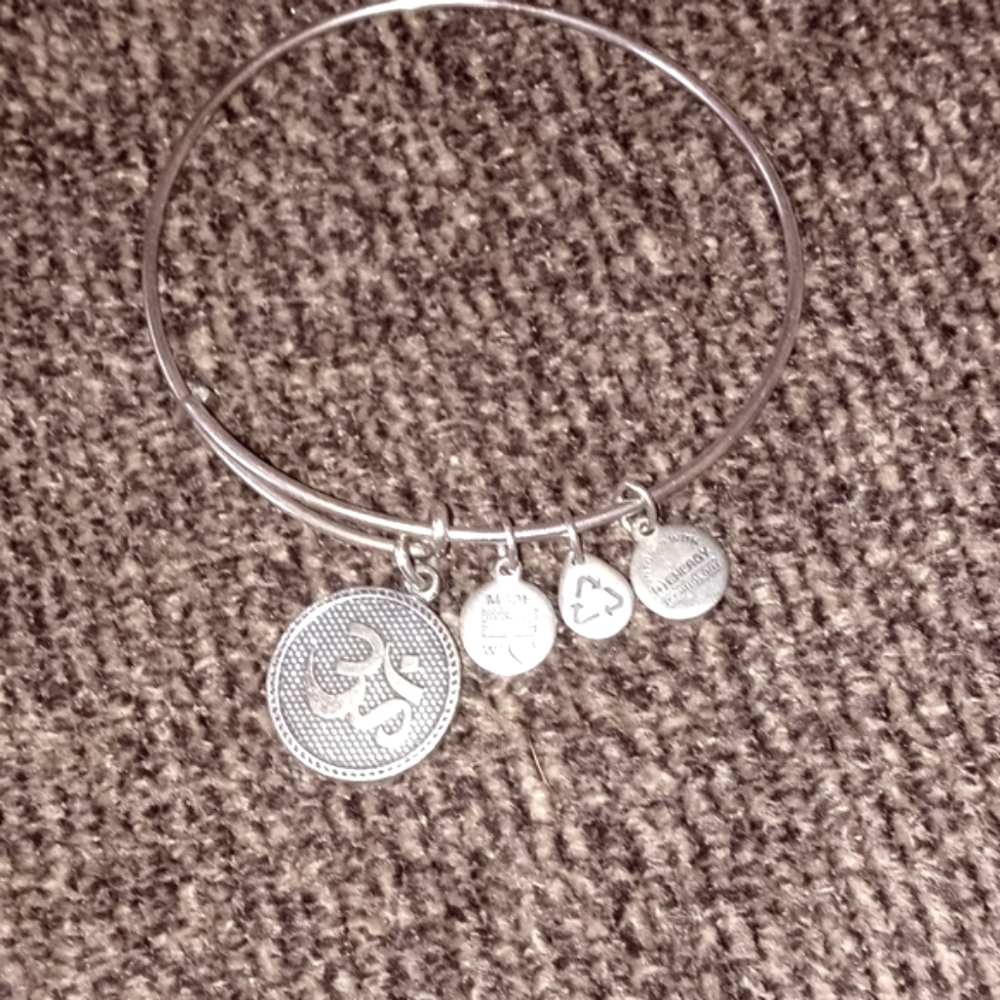 Alex and Ani Om Charm  Bracelet